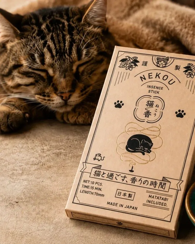 NEKOU.(ねこう)┆猫と一緒に楽しむお香（10本入り）